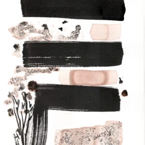 Serie 2026 Les Cents Or Aquarelle de vin et encre de chine cote rotie 2017