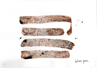 Serie 2026 Les Cents Or Aquarelle de vin et encre de chine cote rotie 2017